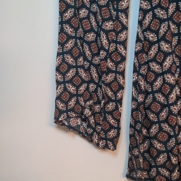 WYLDR Revolve Brand Geometric Long Sleeve‎ V Neck Romper Playsuit Extra Small - Picture 5 of 15